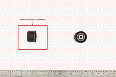 FAI AUTOPARTS t9370 -  Паразитный / Ведущий ролик, зубчатый ремень